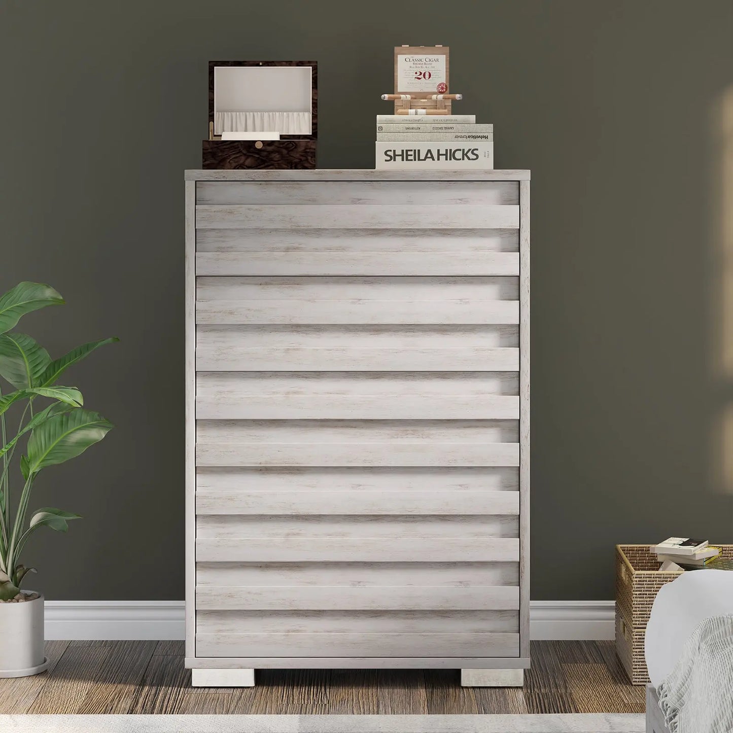 Distressed White