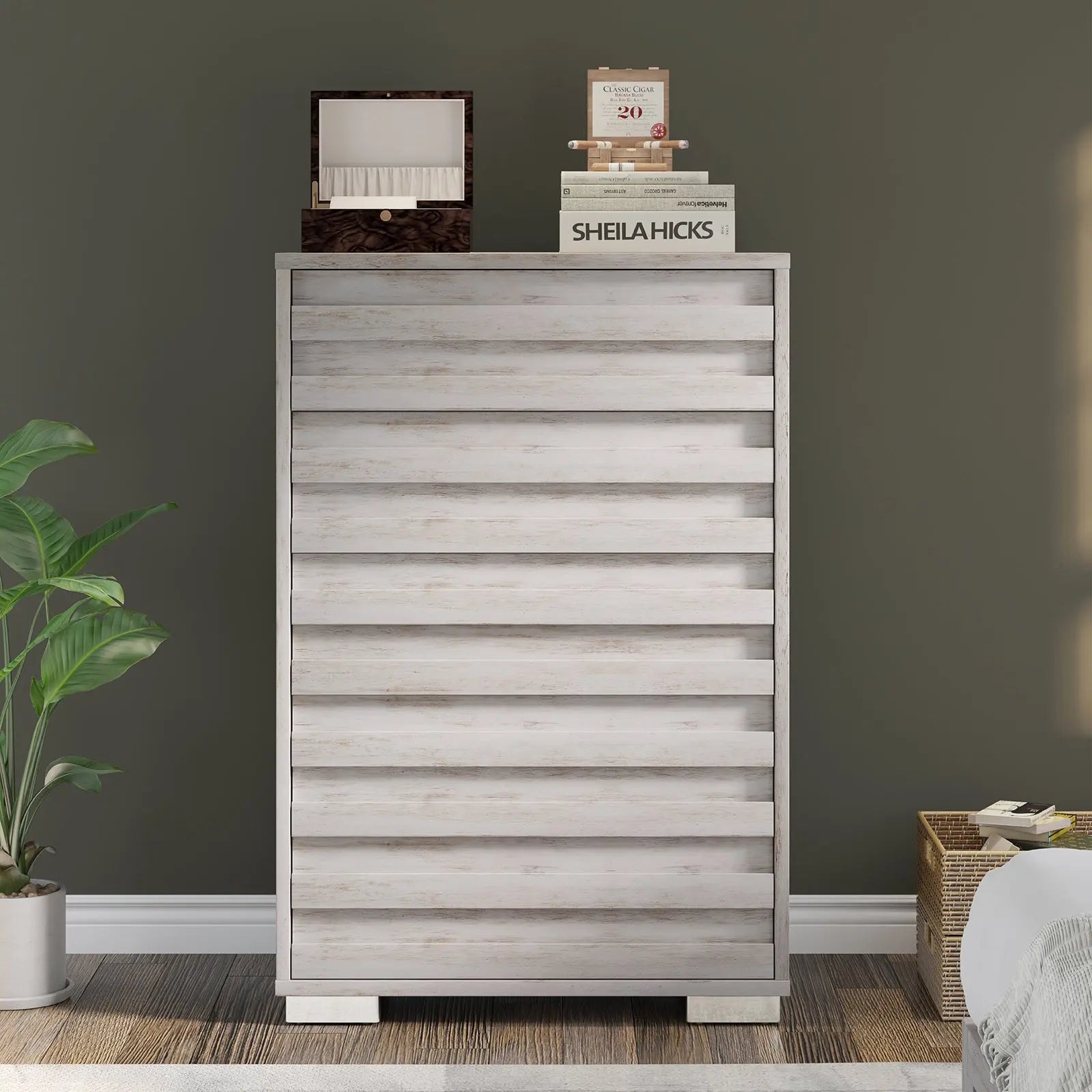 Distressed White