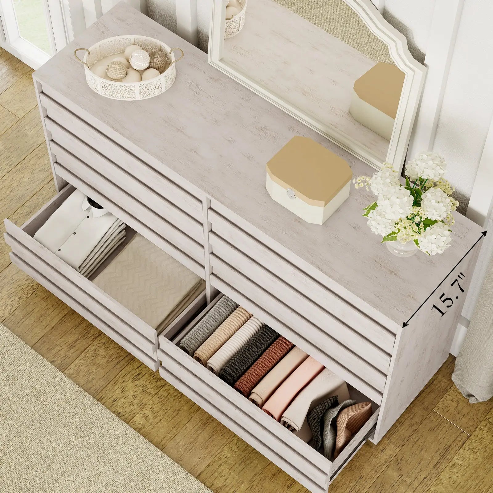 Distressed White