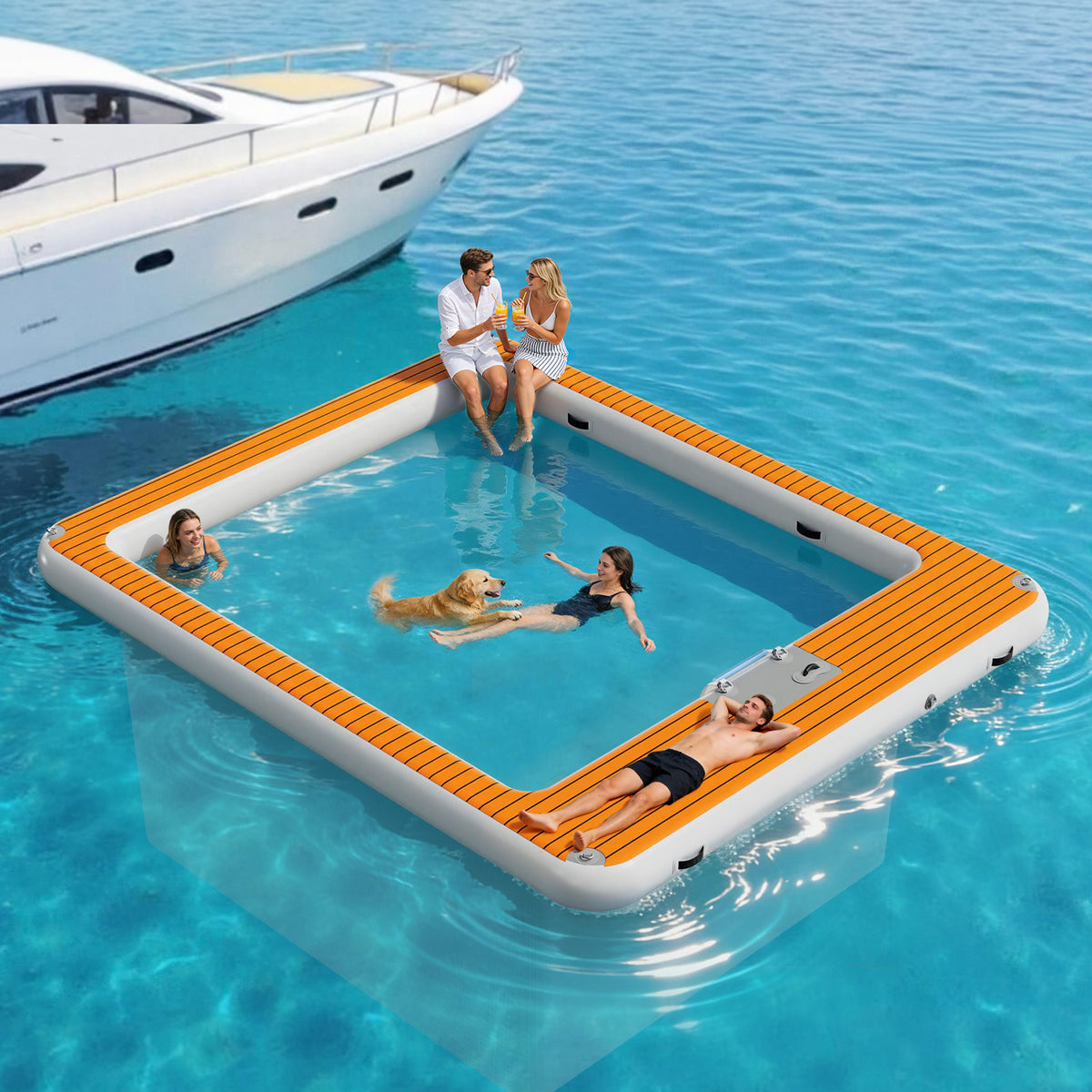 Prep Inflatable Sea Pool Platform -10x12FT