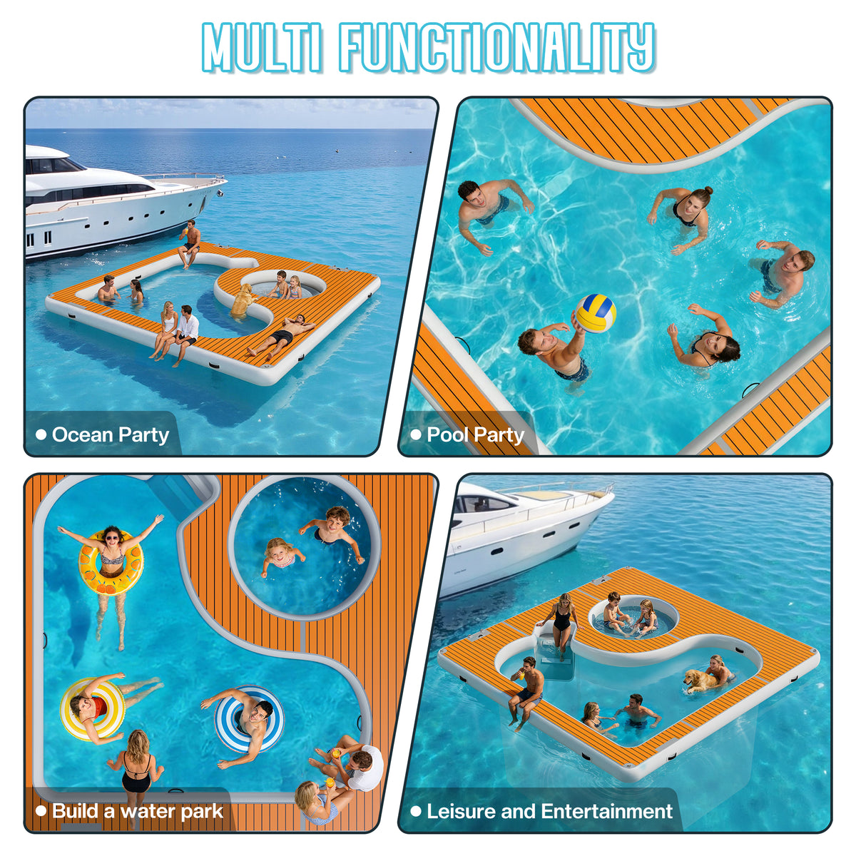 Prep Inflatable Sea Pool Platform -13x13FT
