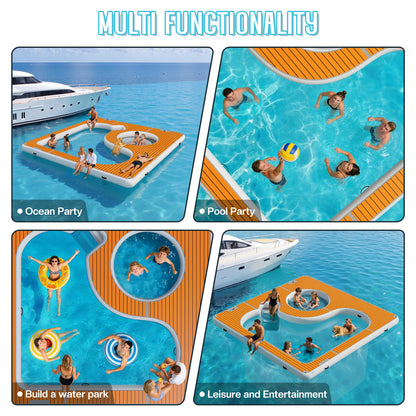 Prep Inflatable Sea Pool Platform -13x13FT