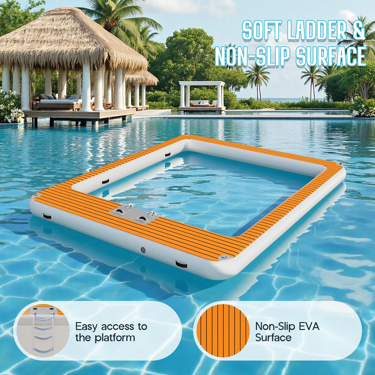 Prep Inflatable Sea Pool Platform -10x12FT