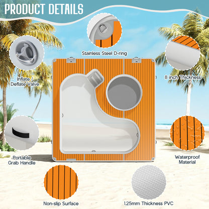 Prep Inflatable Sea Pool Platform -13x13FT