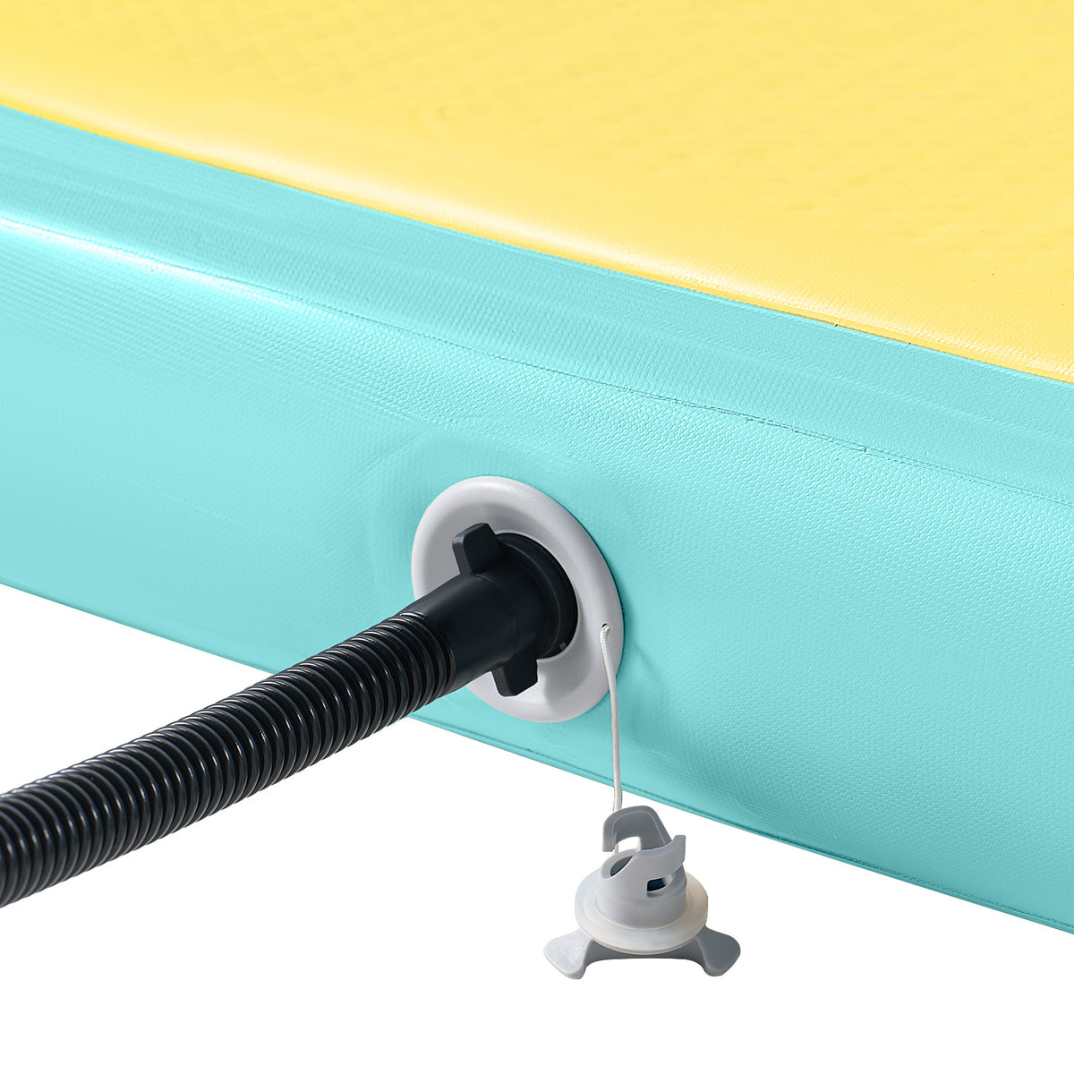 Ploov Inflatable Floating Dock - Regular / 8x6 FT / Yellow