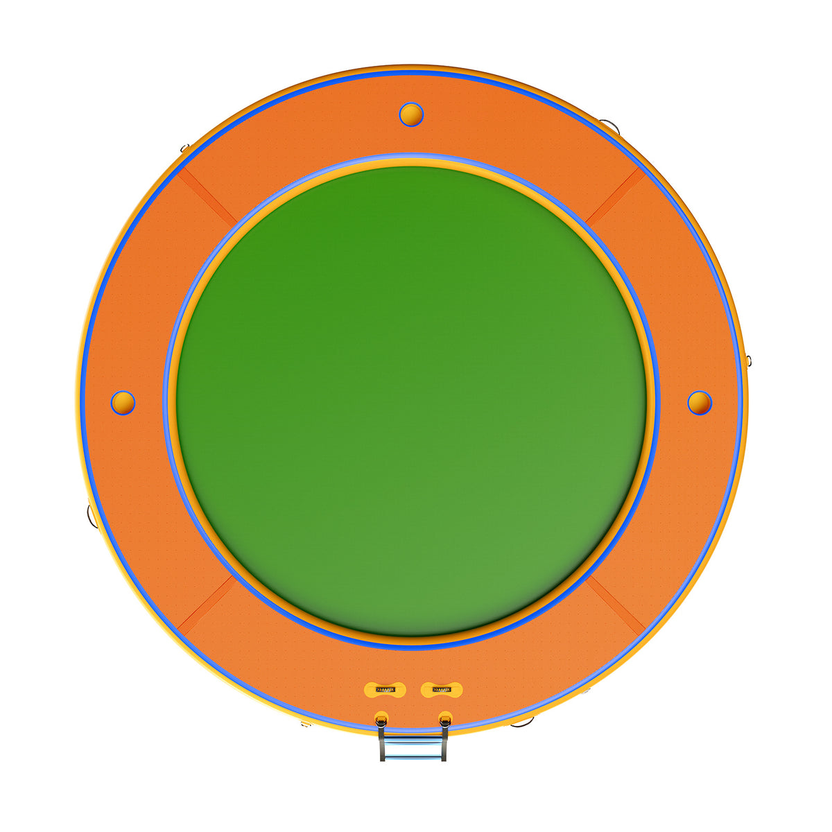 Nixie Inflatable Water Hammock-12*12FT / Circle / Orange+Green