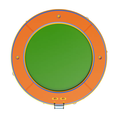 Nixie Inflatable Water Hammock-12*12FT / Circle / Orange+Green