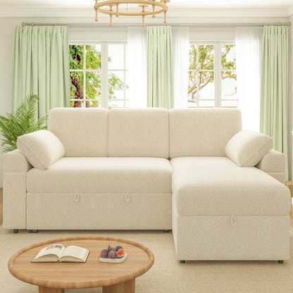 Flush Sectional Sofa Amerlife Beige