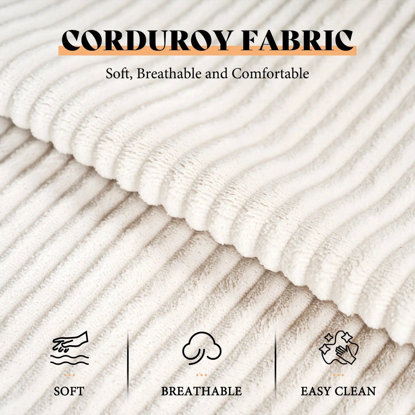 Single / Corduroy White