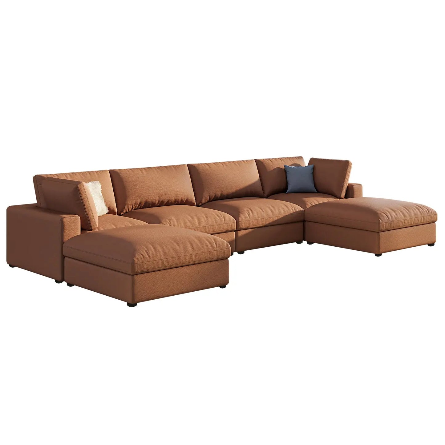 6 Seats U-Shape / Brown