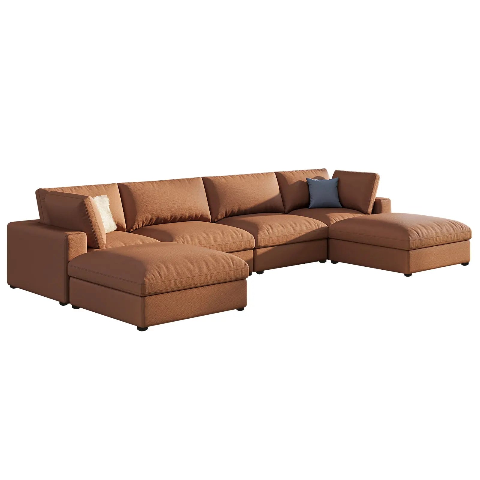 6 Seats U-Shape / Brown