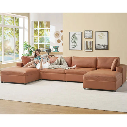 6 Seats U-Shape / Brown