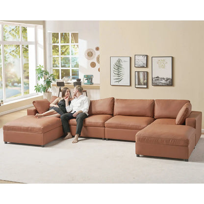 6 Seats U-Shape / Brown