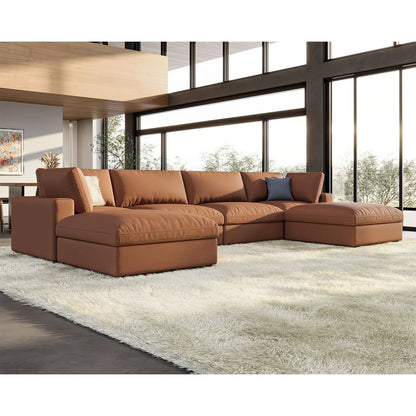 6 Seats U-Shape / Brown