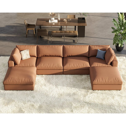 6 Seats U-Shape / Brown
