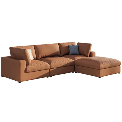 4 Seats L-Shape / Brown