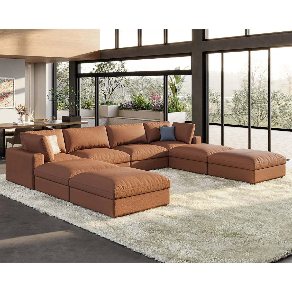 8 Seats Sleeper / Brown