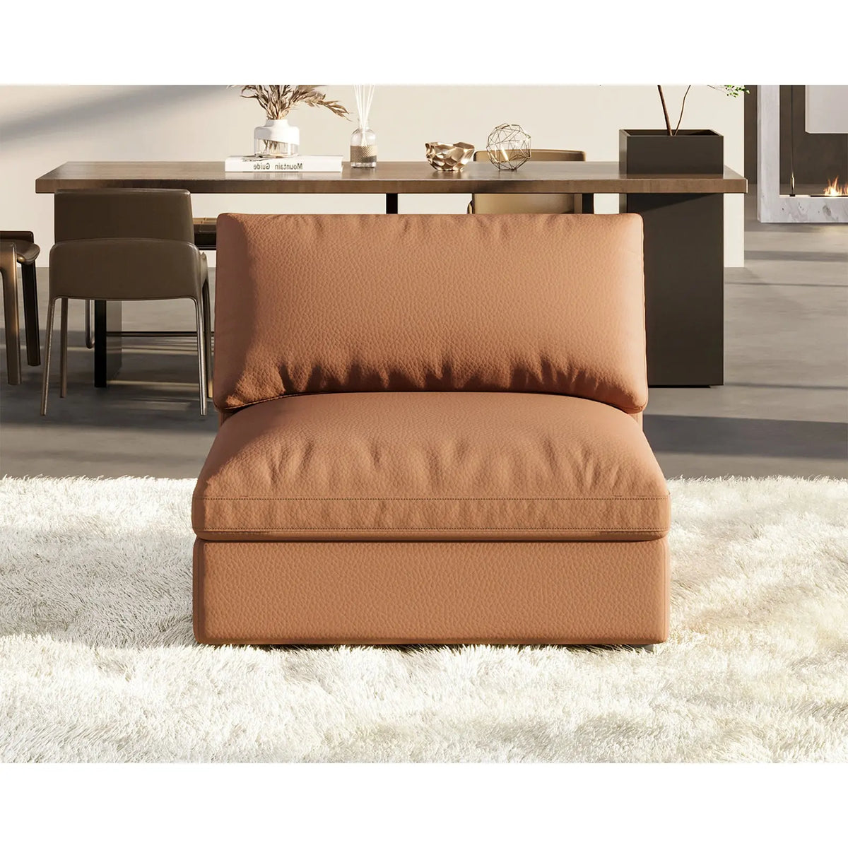Middle Seat / Brown
