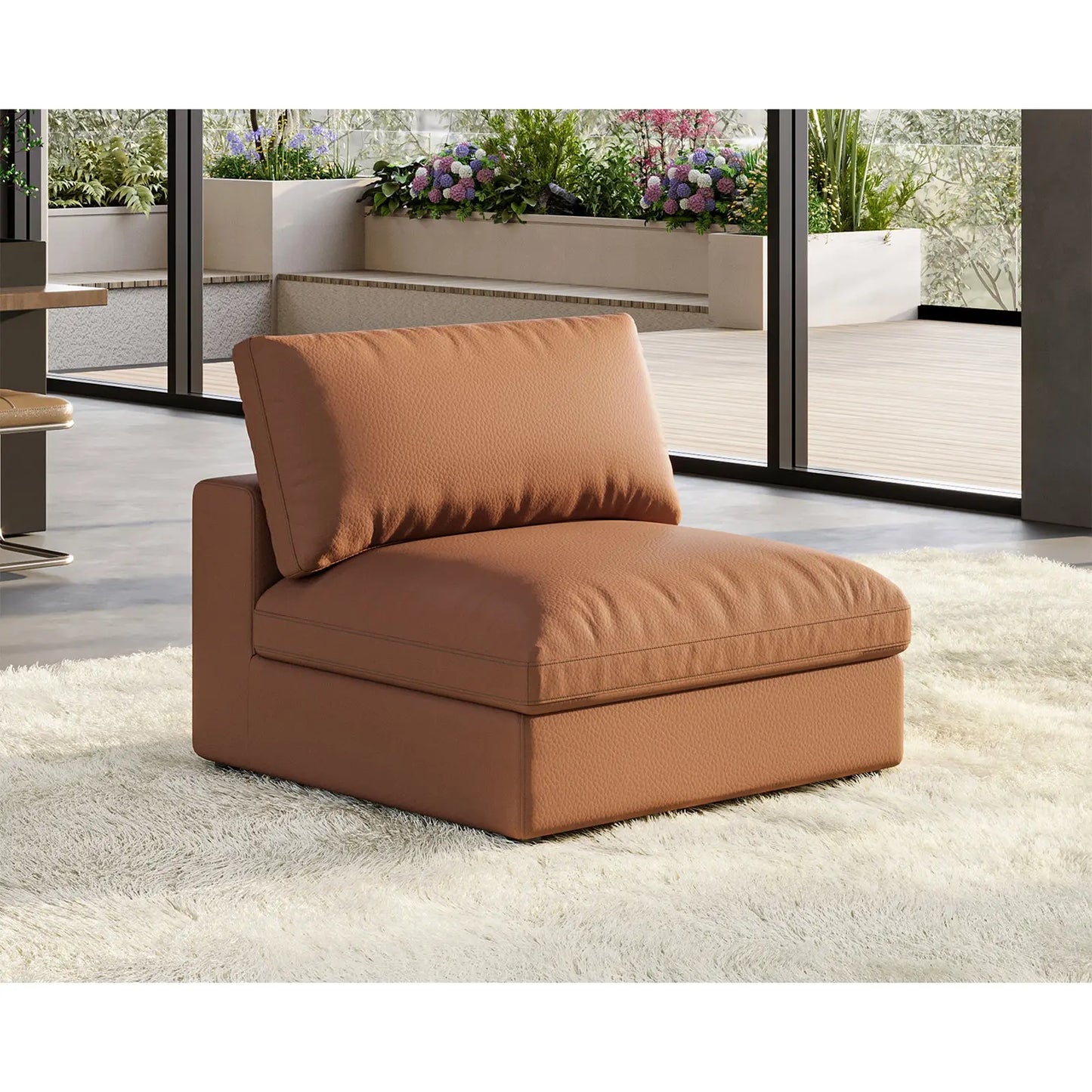 Middle Seat / Brown