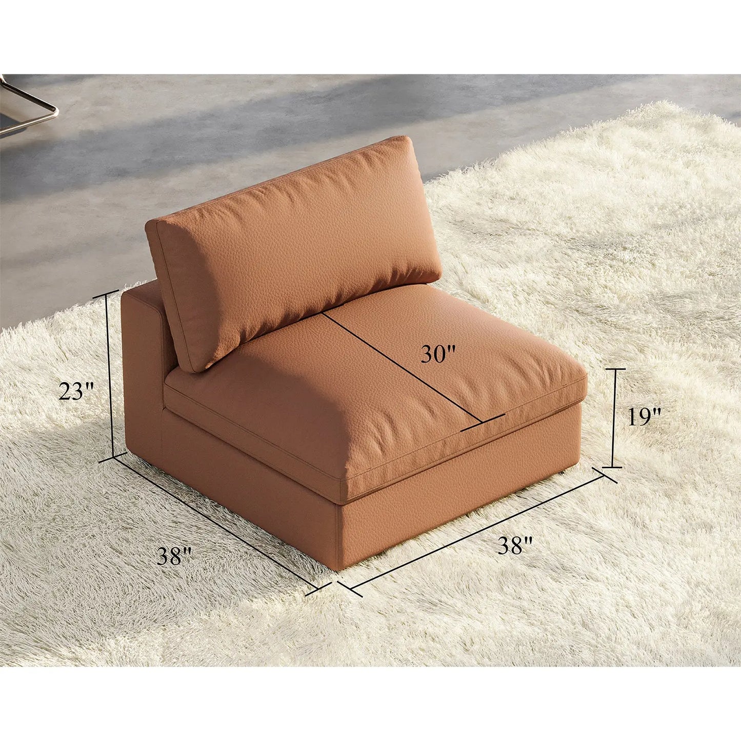 Middle Seat / Brown