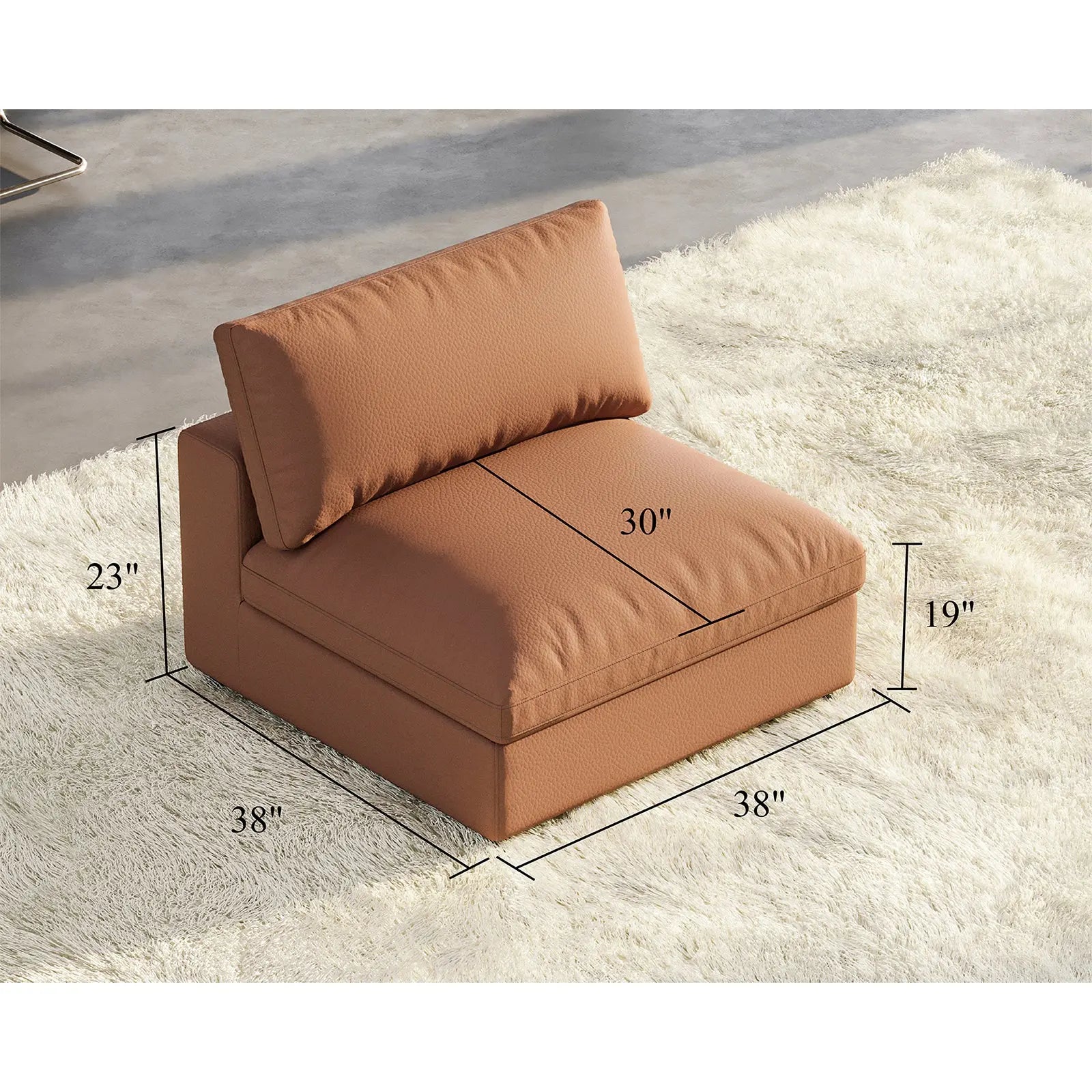 Middle Seat / Brown