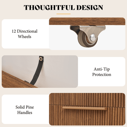 Fluturo Storage Murphy Bed Amerlife Queen / Brown