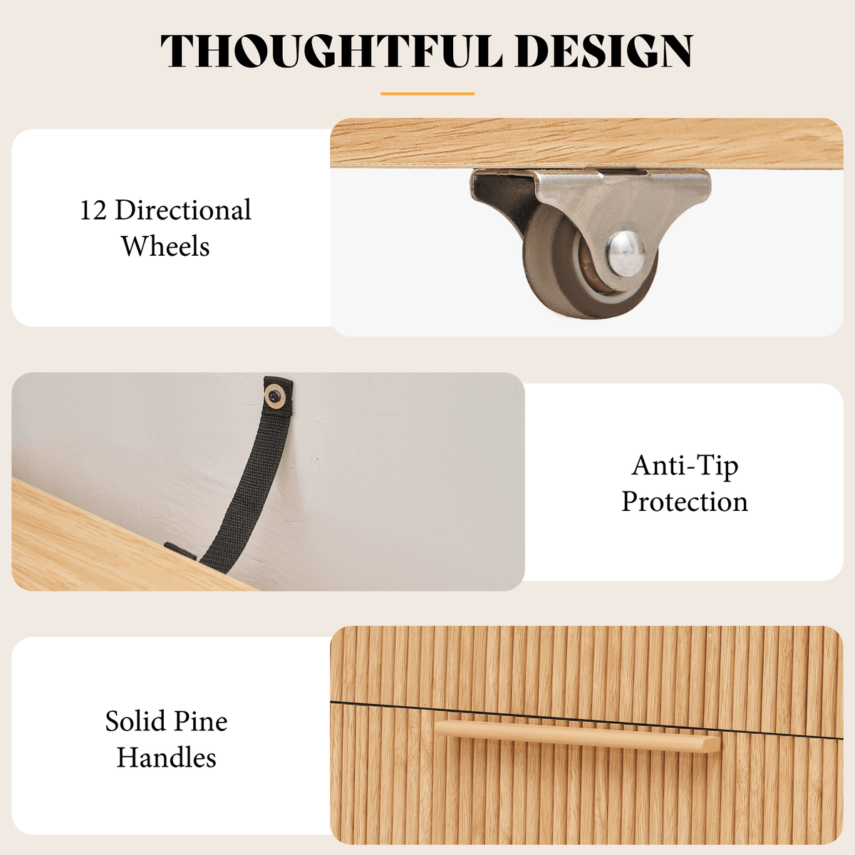 Fluturo Storage Murphy Bed Amerlife Queen / Natural Oak