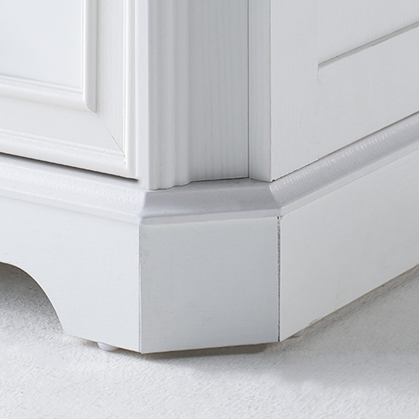 Somer Nightstand Bevel Shape - Pair / Antique White