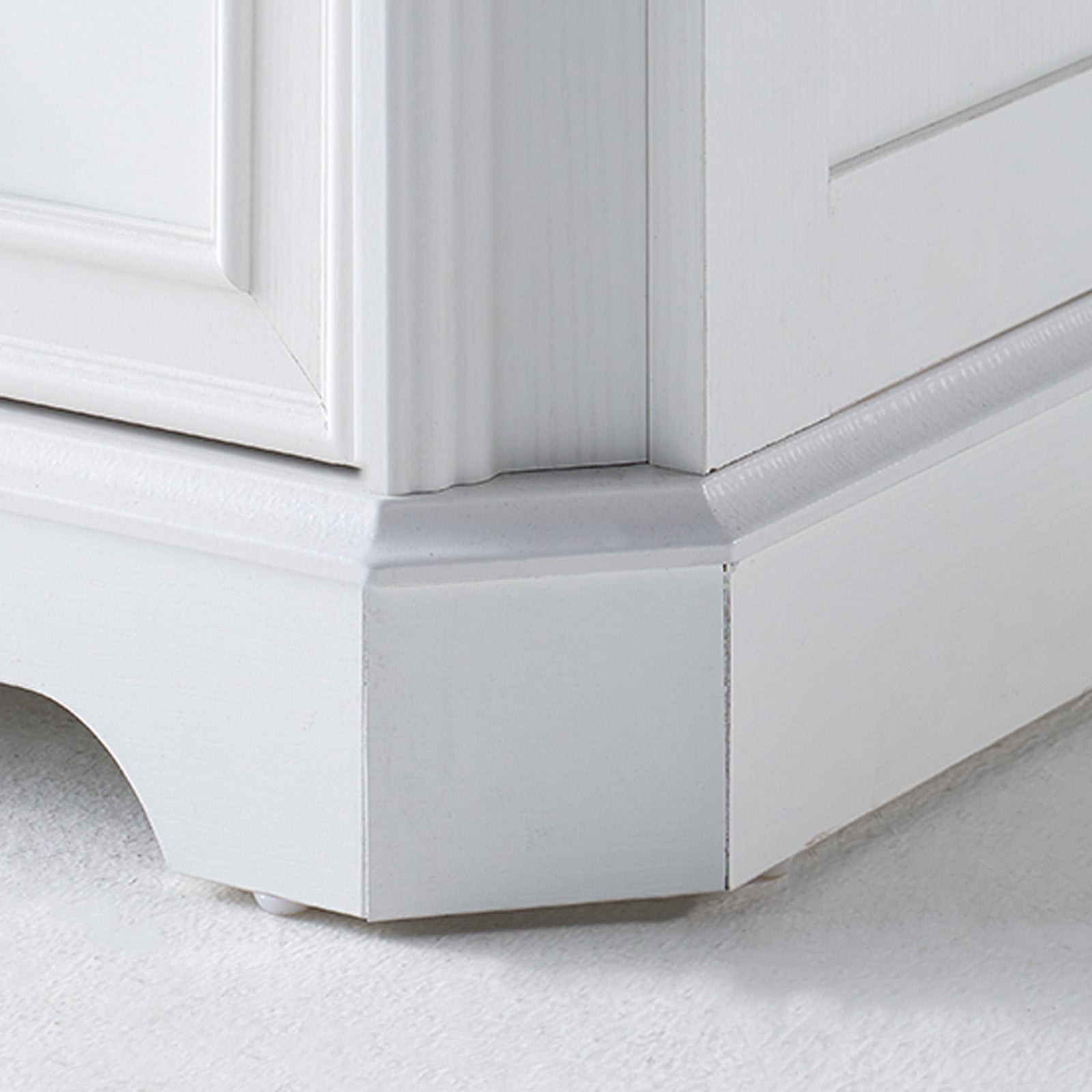 Somer Nightstand Bevel Shape - Pair / Antique White