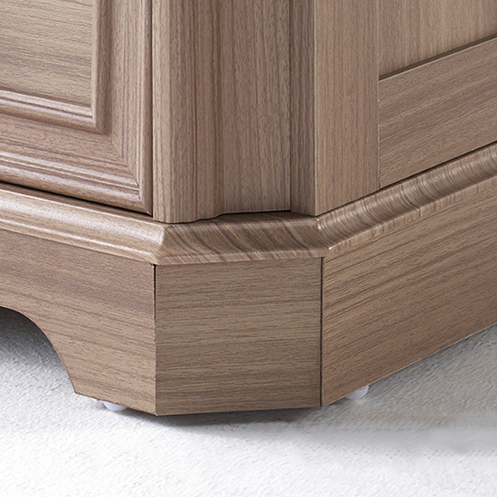 Somer Nightstand Bevel Shape - Pair / Grey Walnut
