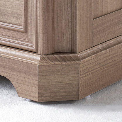 Somer Nightstand Bevel Shape - Pair / Grey Walnut