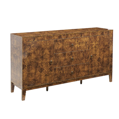 Orlando 60'' High Gloss Buffet Amerlife Dark Brown