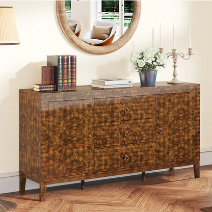 Orlando 60'' High Gloss Buffet Amerlife Dark Brown