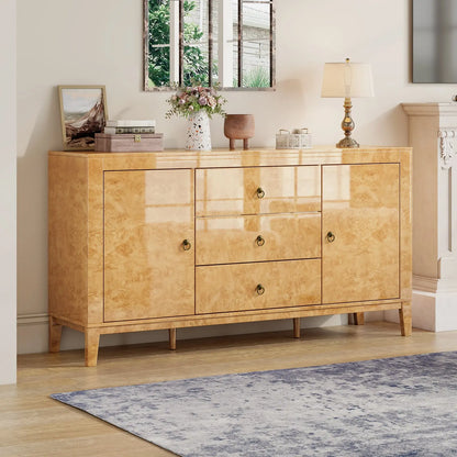 Orlando 60'' High Gloss Buffet Amerlife Light Yellow