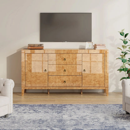 Orlando 60'' High Gloss Buffet Amerlife Light Yellow