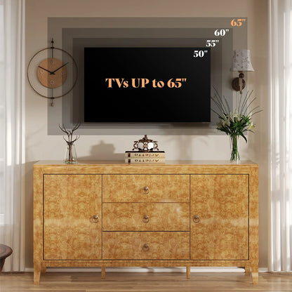 Orlando 60'' High Gloss Buffet Amerlife Light Yellow