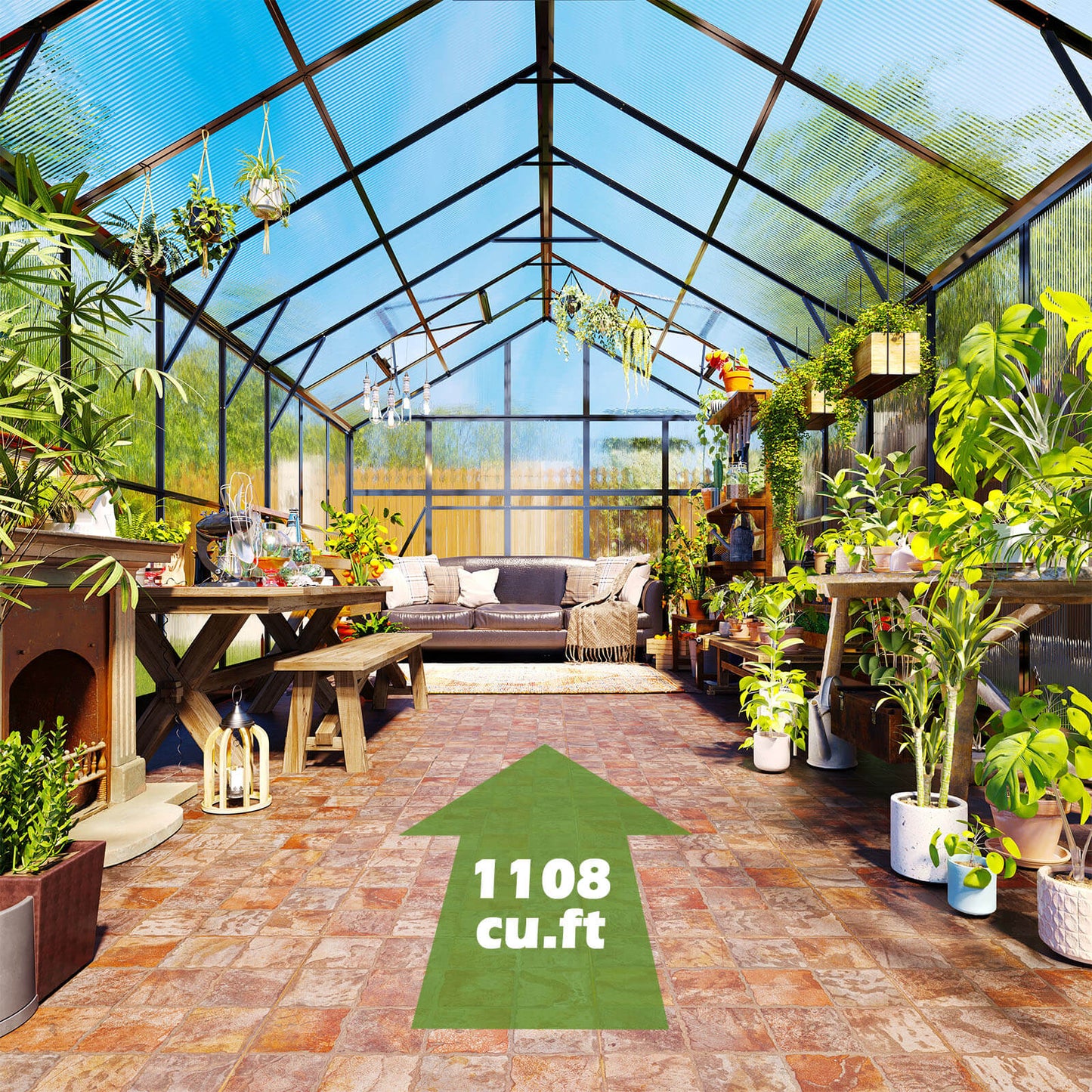 Hulky Greenhouse - AmerlifeOutdoor-Hulky Greenhouse 10x12-YPG206-Amerlife