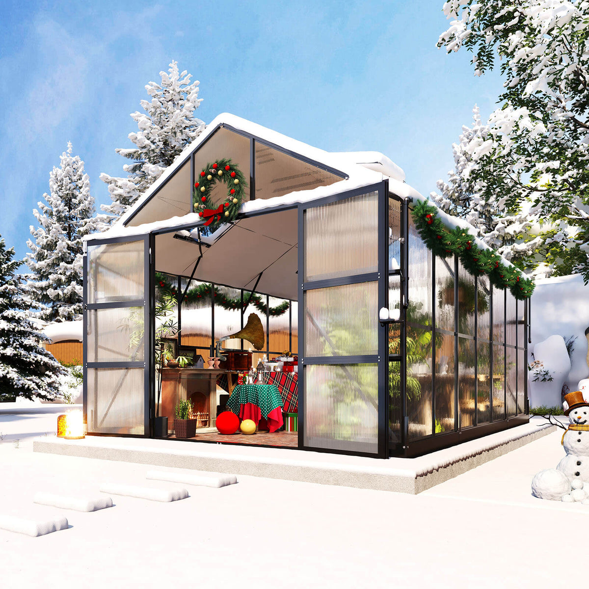 Hulky Greenhouse - AmerlifeOutdoor-Hulky Greenhouse 10x18-YPG206-Amerlife