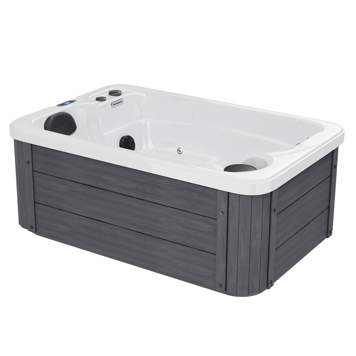 Amerlife Plug & Play Outdoor Hot Tub-2-Person 