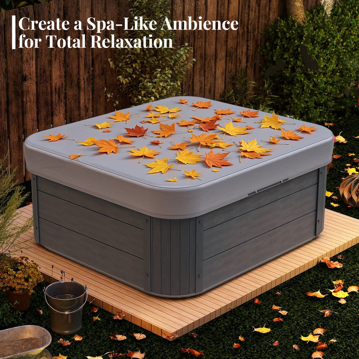 Amerlife Plug & Play Outdoor Hot Tub-4-Person 