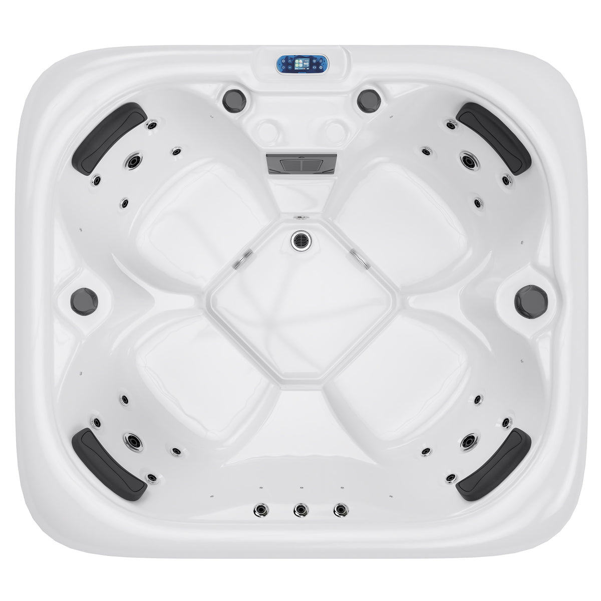 Amerlife Plug & Play Outdoor Hot Tub-4-Person 
