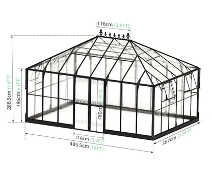 16*12FT Non-Transparent