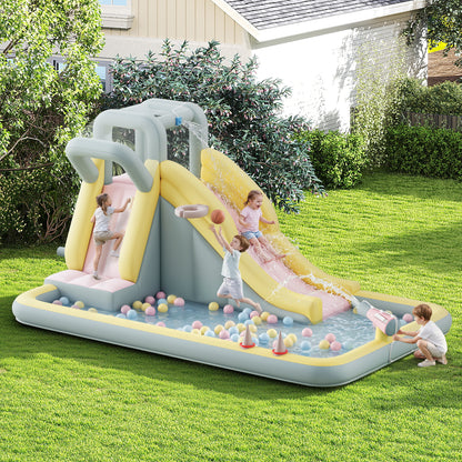 Flume Inflatable Bounce House Amerlife 154x106x75 Inch-Oxford Fabric