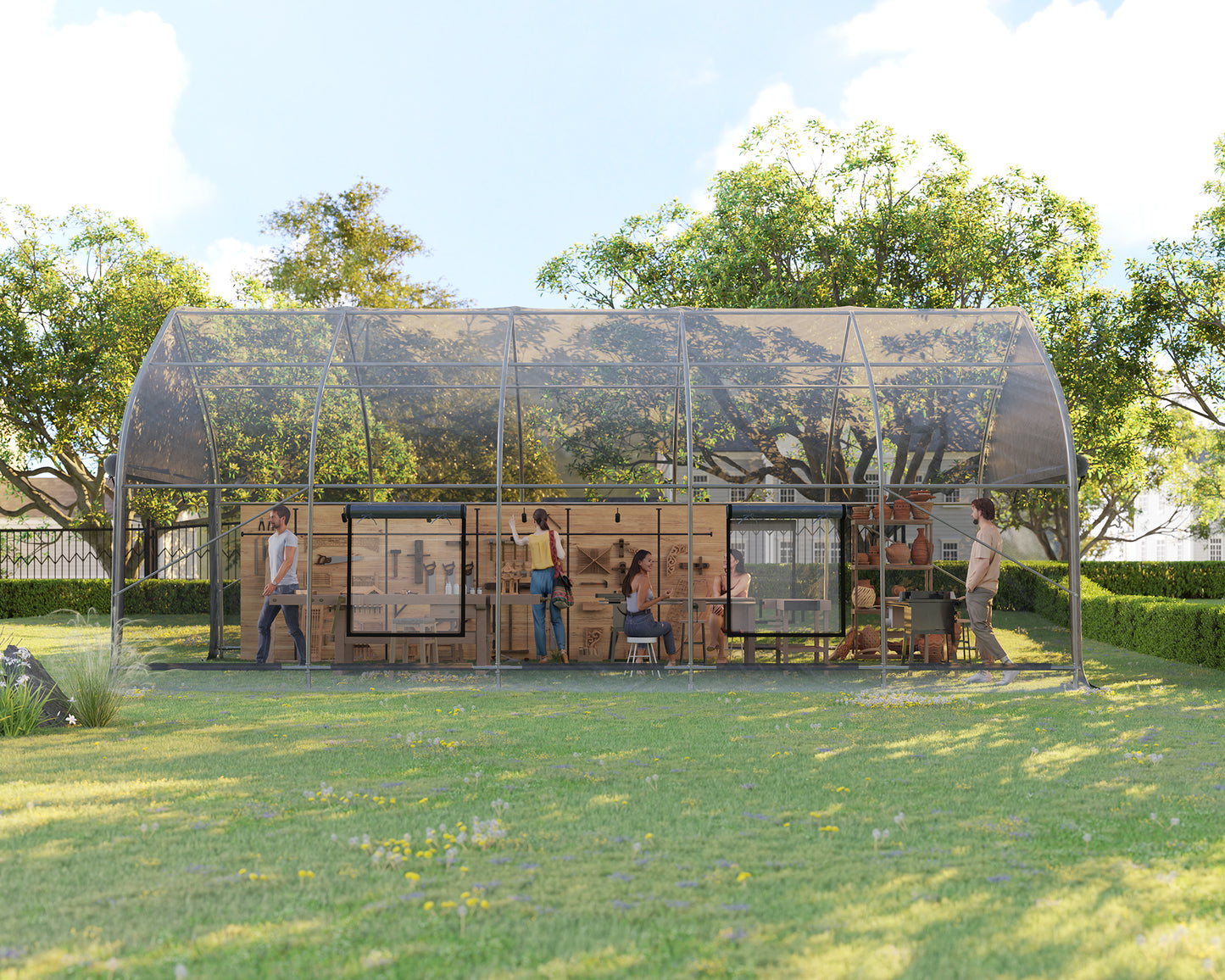 Castrel Portable Carport Shed