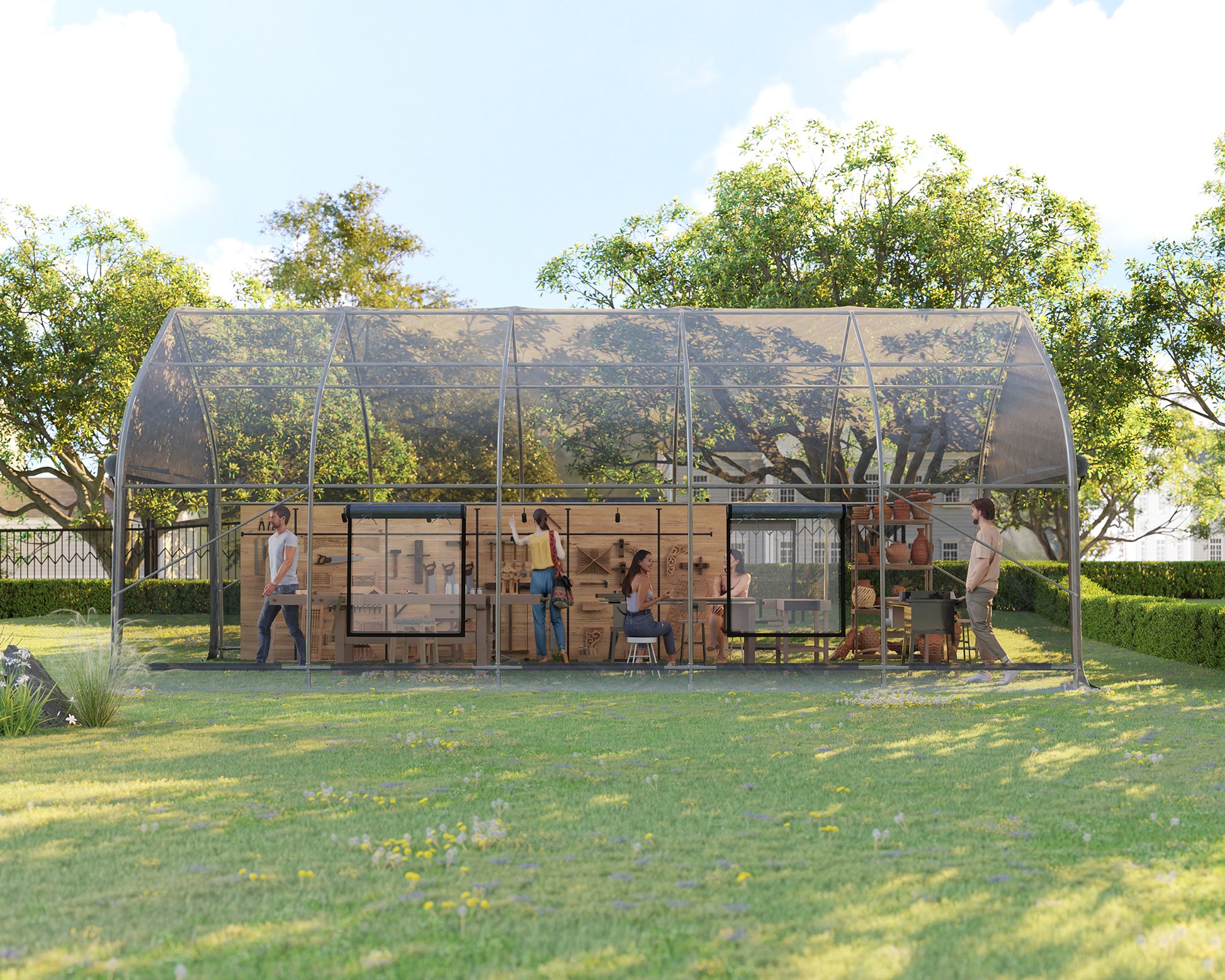 Castrel Portable Carport Shed