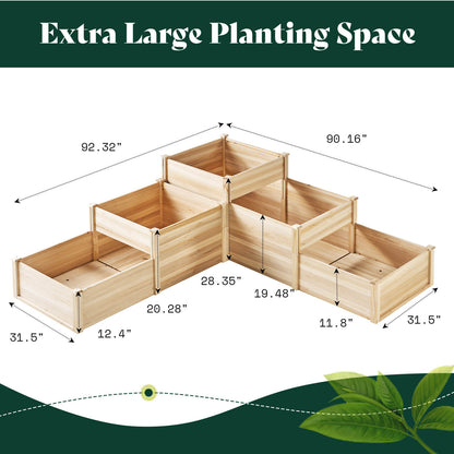 Camellia 3-Tier Raised Bed 