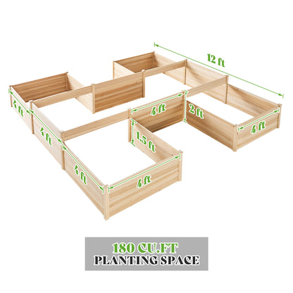 Marigold H-Shaped Raised Bed - Amerlife