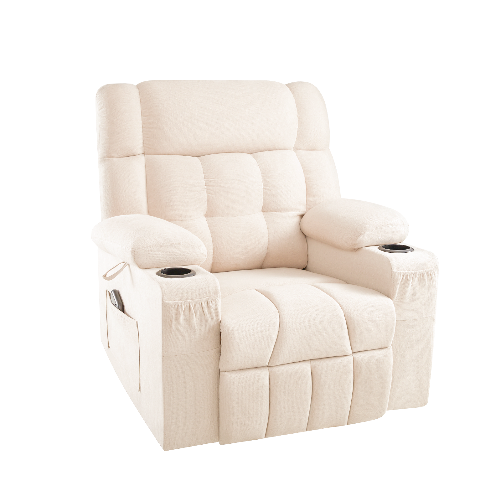 Elva Manual Recliner Chairs - Beige