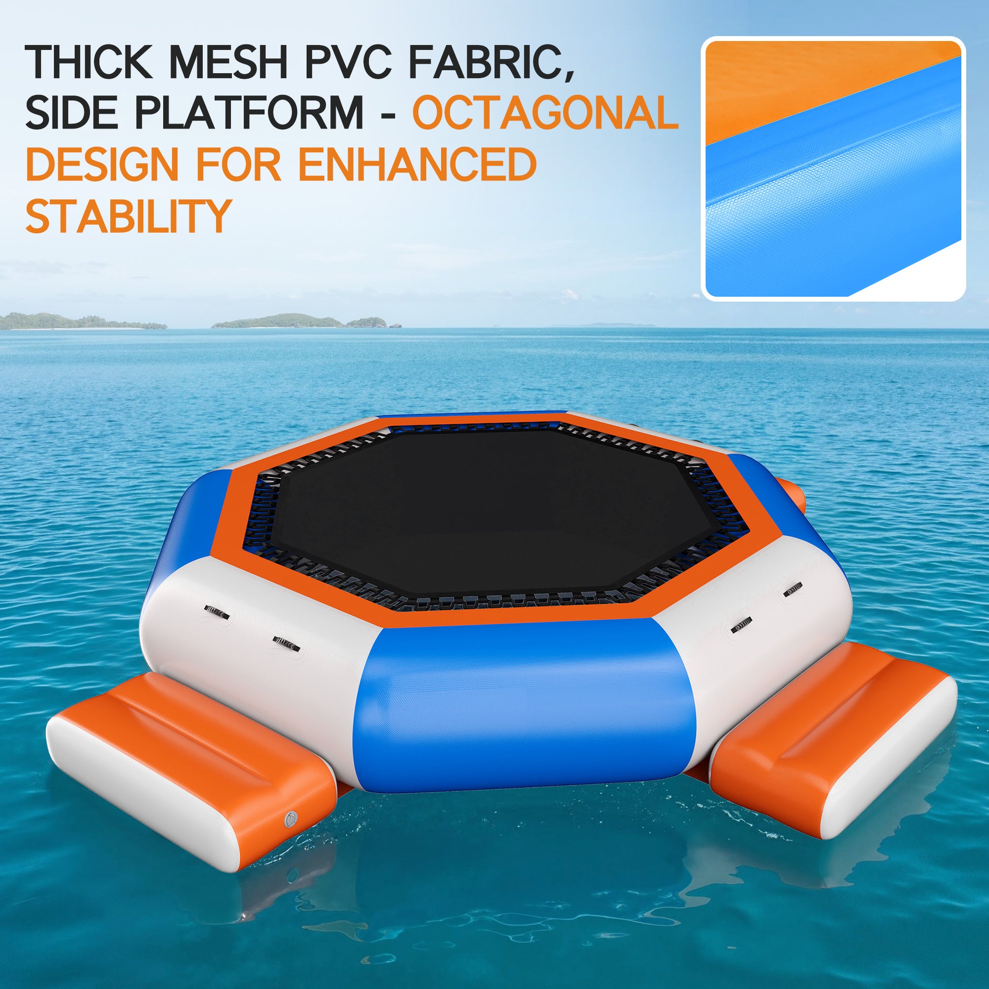Inflatable Water Trampoline 12FT