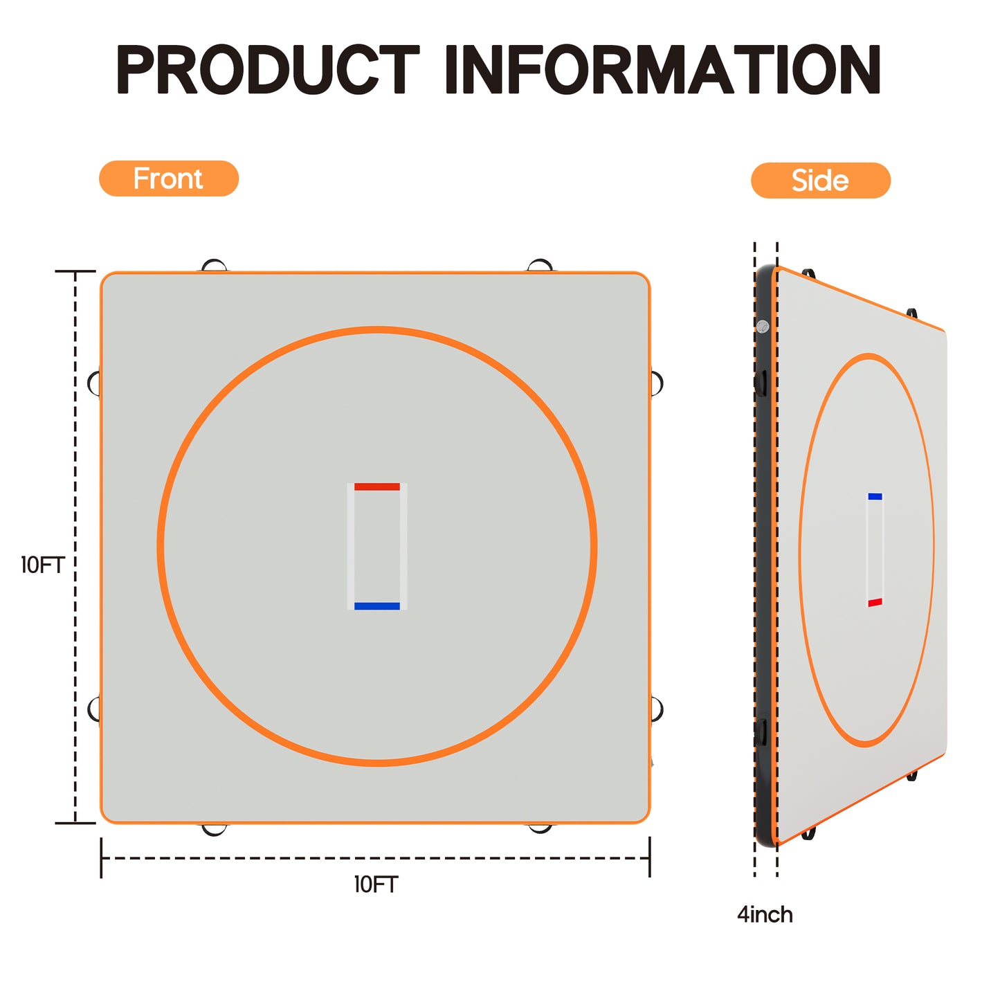 Waterproof Inflatable Wrestling Mat-10x10 FT